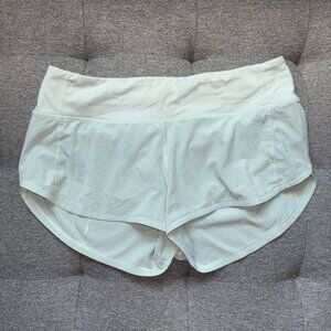 Mint Green Lululemon Speed Up Shorts
